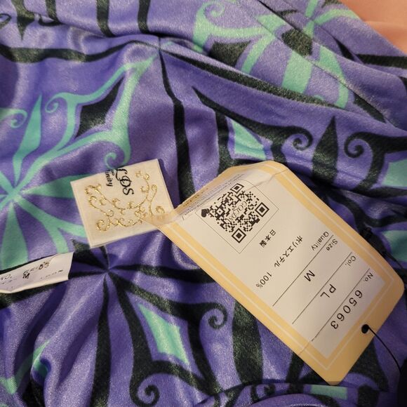 Golds Infinity Gyaru Gal Style Dress Women's Small Long Sleeve Purple Rare Japan - Picture 10 of 12